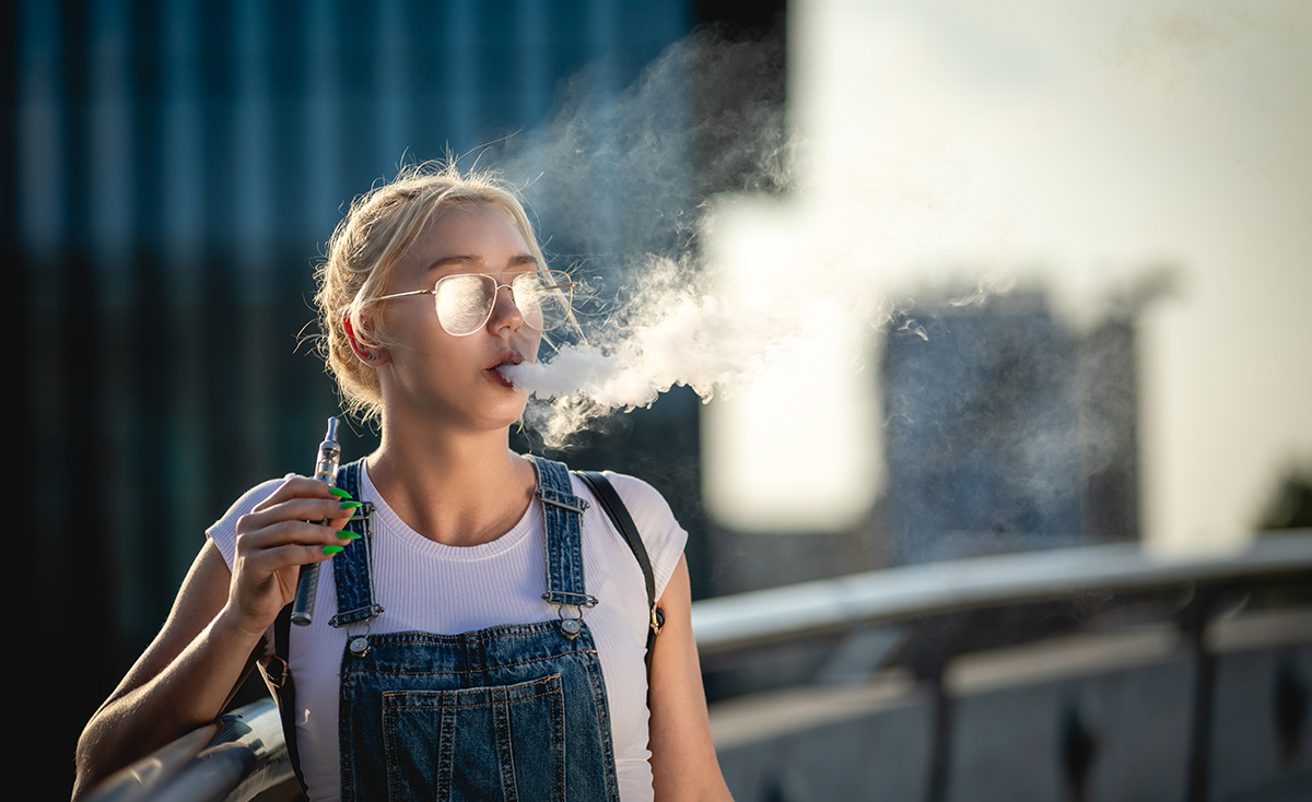 Vaping Linked to Breathing Issues in Youth