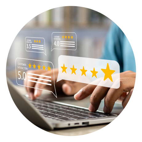 Showcase your commitment to delivering exceptional care by highlighting positive reviews and experiences about your practice.